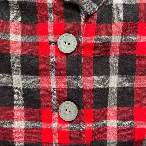 Vintage Pendleton Plaid Shacket Jacket Wool Red Black 49'er Limited Edition #d - Picture 5 of 8